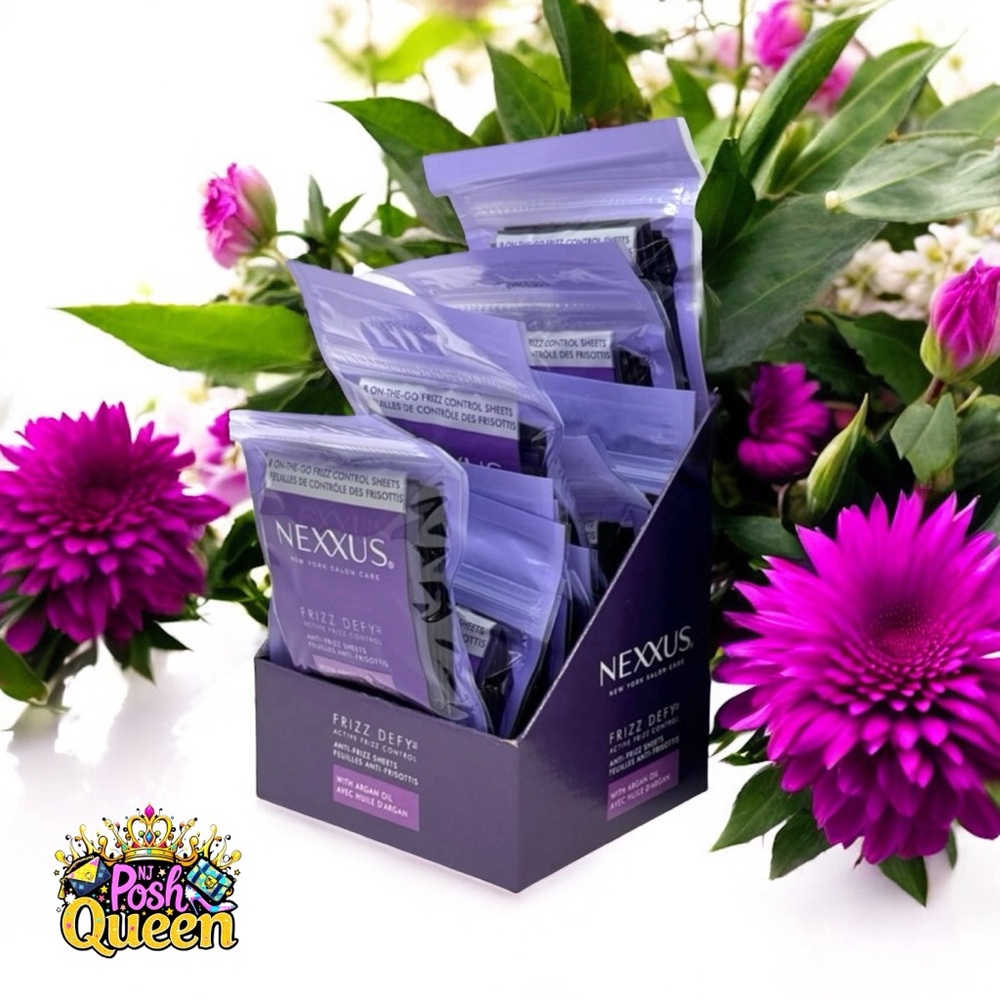 NEXXUS Frizz Defy Anti-Frizz Sheets With Argan Oil 8 Sheets Per Pack - Picture 2 of 2
